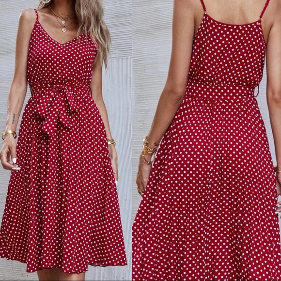 Floral print belted dress - Picture 3 of 6